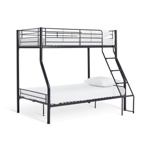 Mason Small Double Bunk Bed Frame - Black 17759464