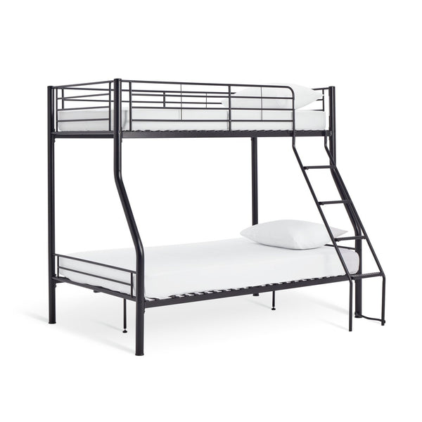 Mason Small Double Bunk Bed Frame - Black 17759464
