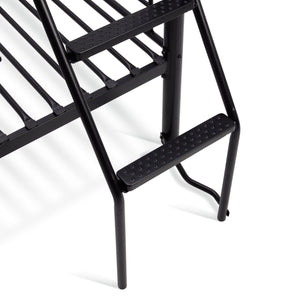 Mason Small Double Bunk Bed Frame - Black 17759464