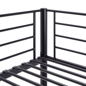 Mason Small Double Bunk Bed Frame - Black 17759464