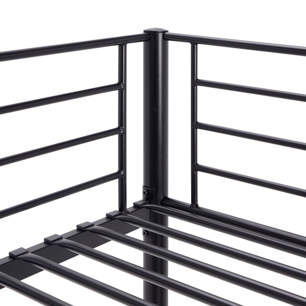 Mason Small Double Bunk Bed Frame - Black 17759464