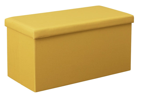Medium Fabric Ottoman - Mustard 15027703