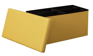 Medium Fabric Ottoman - Mustard 15027703