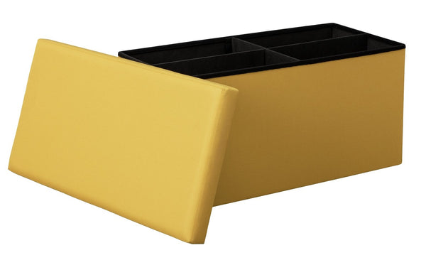 Medium Fabric Ottoman - Mustard 15027703
