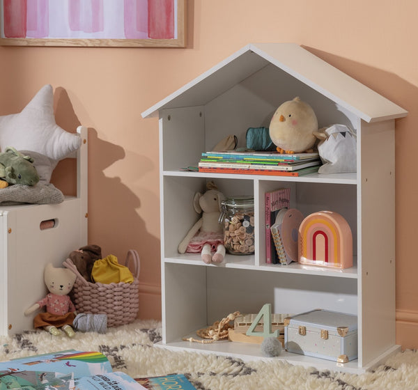 Mia Kids House Bookcase - White 19567379