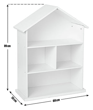 Mia Kids House Bookcase - White 19567379