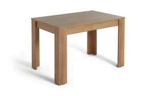 Miami oak effect 4 seater dining table