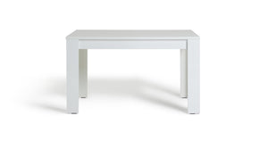 Miami Gloss 4 Seater Dining Table - White 18591559