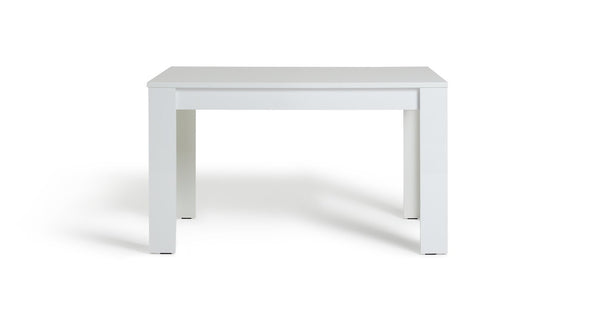 Miami Gloss 4 Seater Dining Table - White 18591559