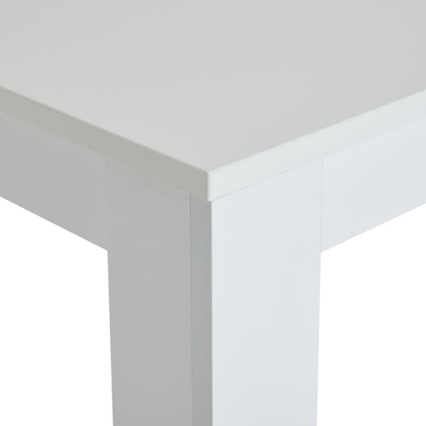 Miami Gloss 4 Seater Dining Table - White 18591559