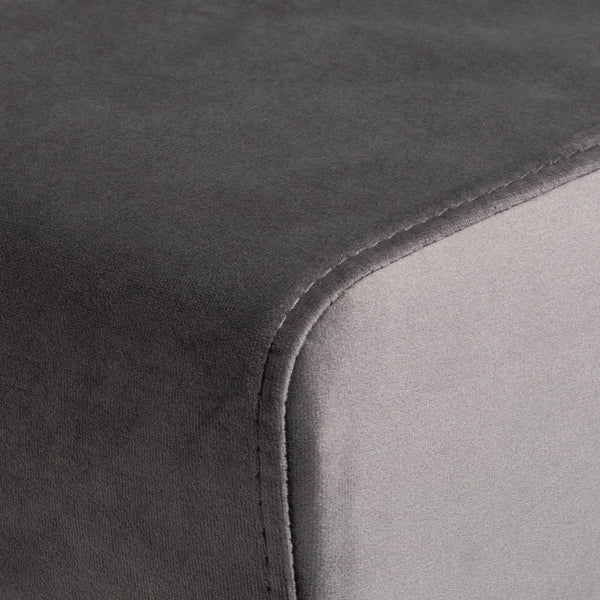 Midback Pair of Velvet Dining Chair - Grey 17440687