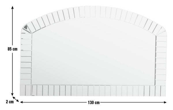 Mosaic Overmantle Arch Wall Mirror - 130x85cm 14888211