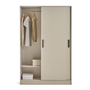 Nova 2 Door Sliding Wardrobe - Beige 17658792