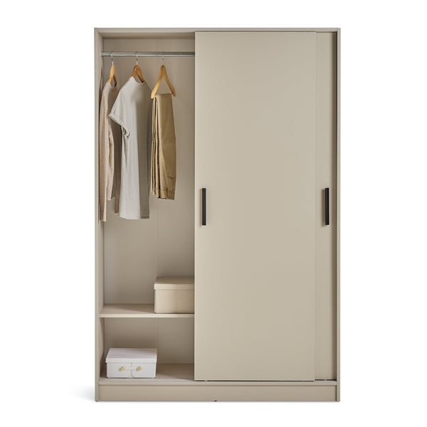 Nova 2 Door Sliding Wardrobe - Beige 17658792