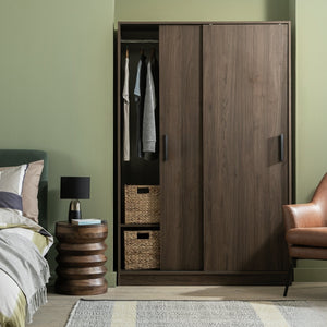 Nova 2 Door Sliding Wardrobe - Walnut 17636886