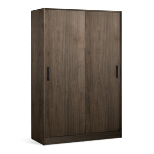 Nova 2 Door Sliding Wardrobe - Walnut 17636886