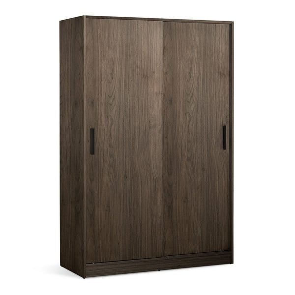 Nova 2 Door Sliding Wardrobe - Walnut 17636886