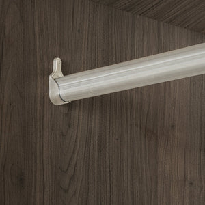 Nova 2 Door Sliding Wardrobe - Walnut 17636886