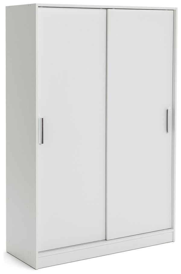 Nova 2 Door Sliding Wardrobe - White 15810446