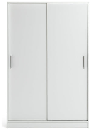 Nova 2 Door Sliding Wardrobe - White 15810446