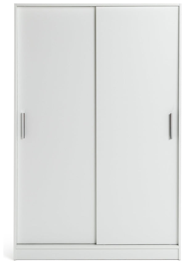 Nova 2 Door Sliding Wardrobe - White 15810446