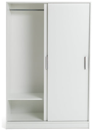 Nova 2 Door Sliding Wardrobe - White 15810446