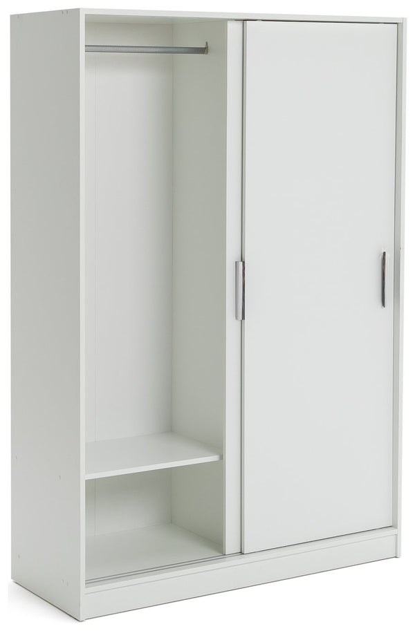 Nova 2 Door Sliding Wardrobe - White 15810446