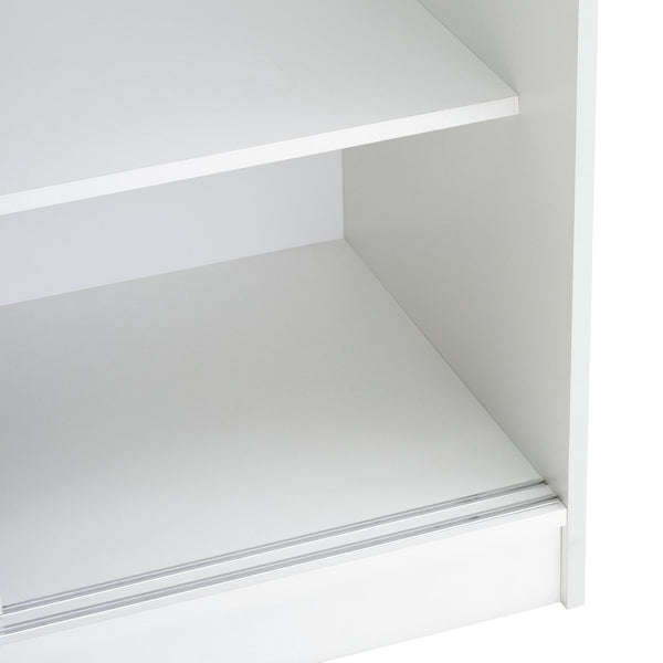 Nova 3 Door Sliding Wardrobe - White 17142277