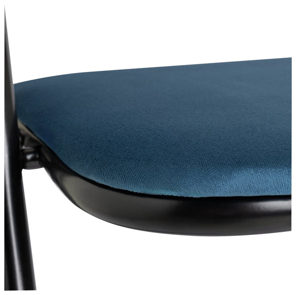 Nyla Velvet Folding Dining Chair - Blue 18174017