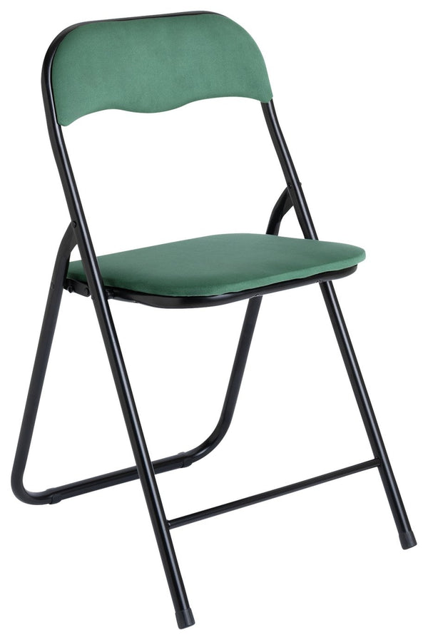 Nyla Velvet Folding Dining Chair - Green 18696818