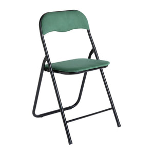 Nyla Velvet Folding Dining Chair - Green 18696818