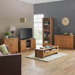 Ohio 2 Door 6 Drawer Sideboard - Natural 13147128