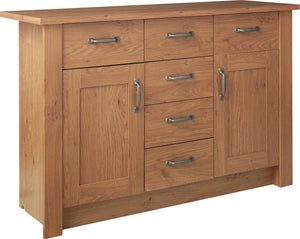 Ohio 2 Door 6 Drawer Sideboard - Natural 13147128