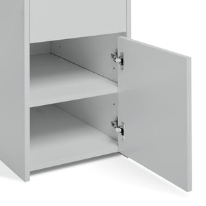 Pepper 2 Drawer Large Office Desk - Grey 17883567