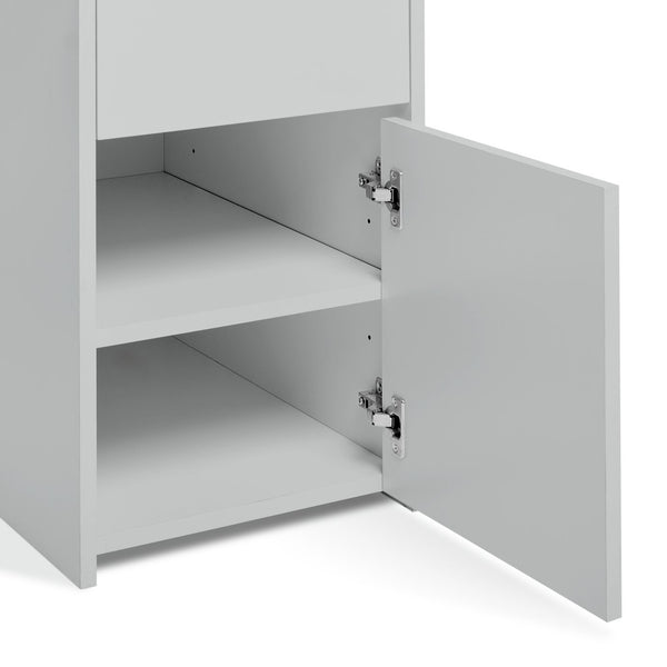 Pepper 2 Drawer Large Office Desk - Grey 17883567