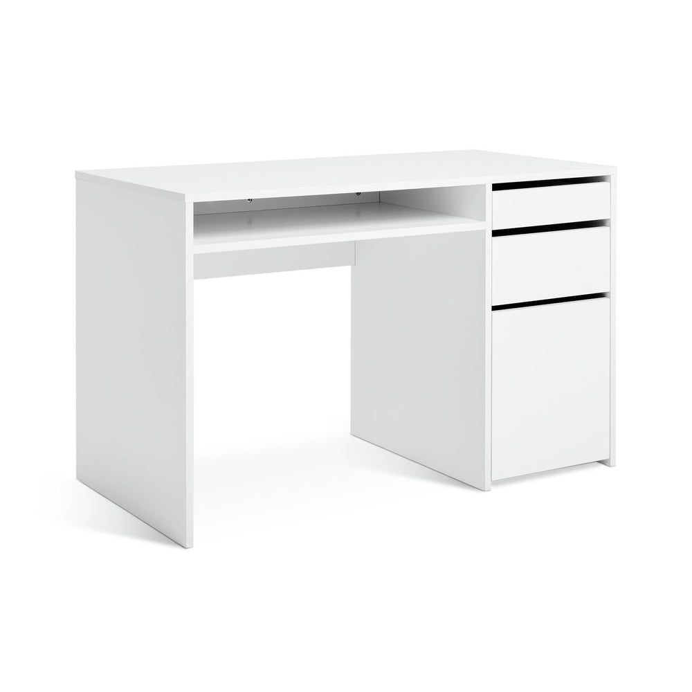 Pepper 2 Drawers Large Office Desk - white 17918779
