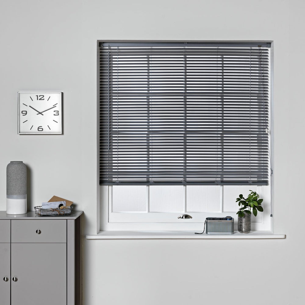 Flint Grey Venetian Blind - 120cm 14615460