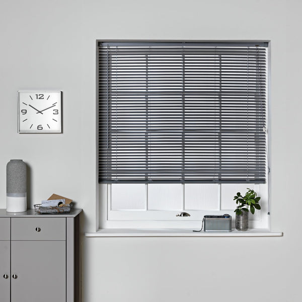 Flint Grey Venetian Blind - 180cm 14619222