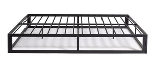Platform Small Double Metal Bed Frame - Black 12723419