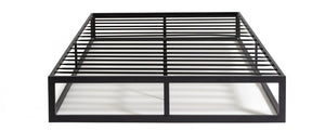 Platform Small Double Metal Bed Frame - Black 12723419