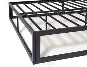 Platform Small Double Metal Bed Frame - Black 12723419