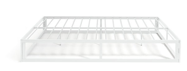 Platform Small Double Metal Bed Frame - White 12251637