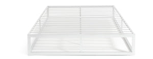 Platform Small Double Metal Bed Frame - White 12251637