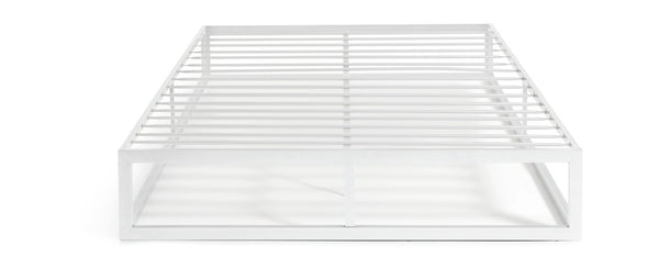 Platform Small Double Metal Bed Frame - White 12251637