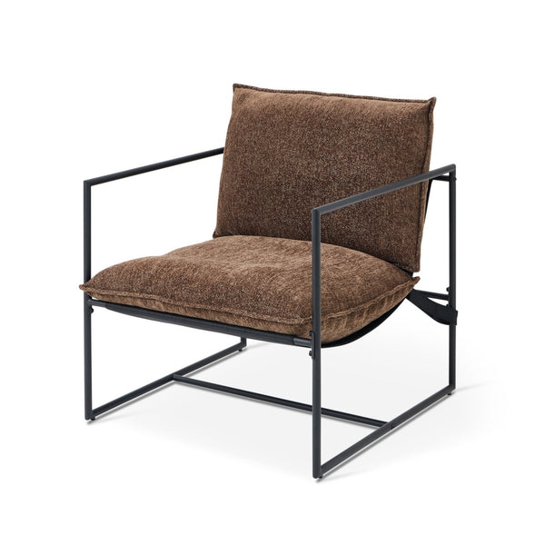 Porter Woven Fabric Chair - Brown 17767865