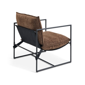 Porter Woven Fabric Chair - Brown 17767865