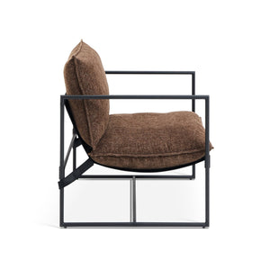 Porter Woven Fabric Chair - Brown 17767865