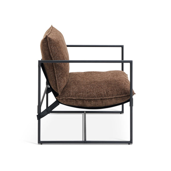 Porter Woven Fabric Chair - Brown 17767865