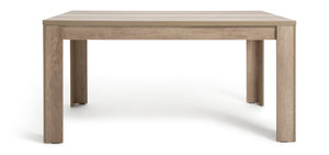 Preston 6 seater dining table in natural wood effect