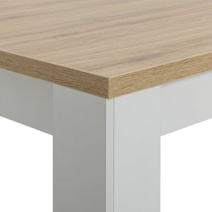Preston Extending Dining Table - Grey & Oak 13107089